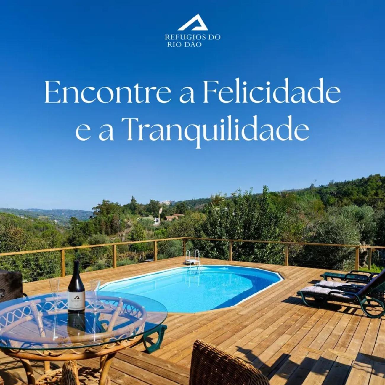 Vila Refugios Do Rio Dao Mangualde Exteriér fotografie